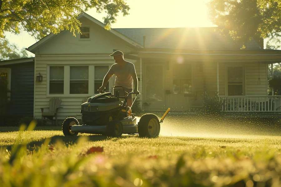 self propeller lawn mower